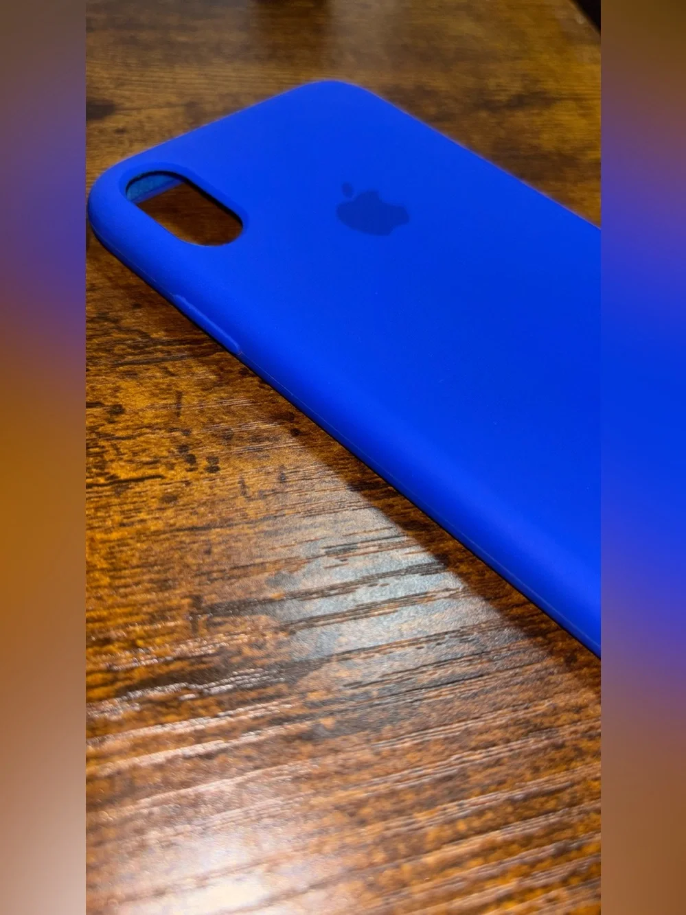 iPhone XR Silicone iPhone Case - Blue 🔵🛜